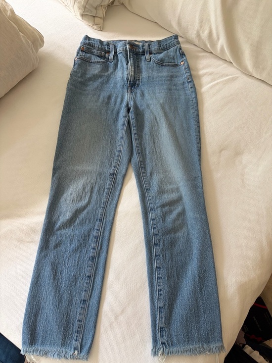 Madewell Denim - Madewell Perfect Vintave Light Blue Women's Straight Jeans